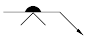 In the welding symbol below, the supplementary symbol shown on the other side location represents: