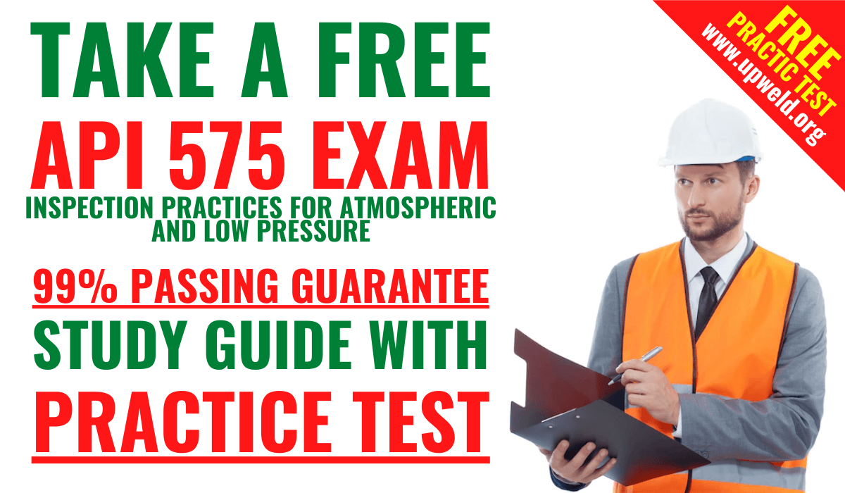 Take A Free API RP 575 Exam Practice Test