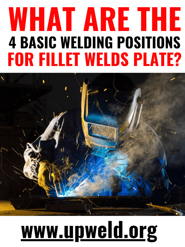 What are the 4 Basic Welding Positions for Fillet Welds Plate?