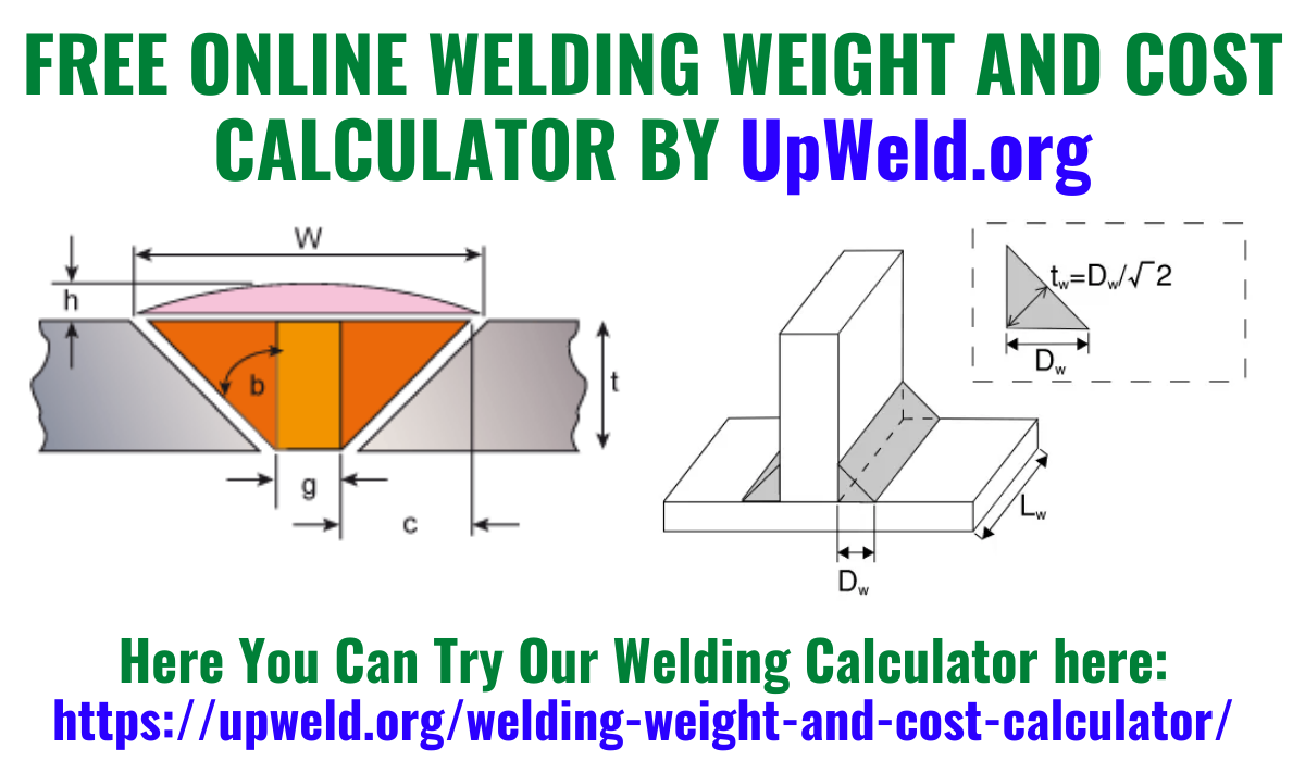 Free Online Welding Weight and Cost Calculator